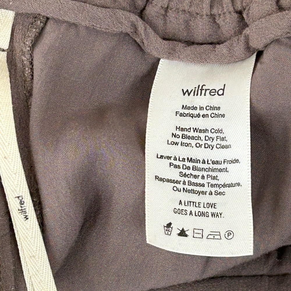 Wilfred Aritzia Marais Drawstring Button Fly Crop… - image 4